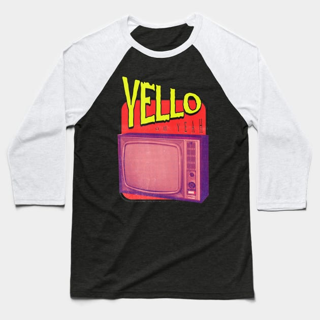 Yello Oh Yeah Baseball T-Shirt by amarhanah